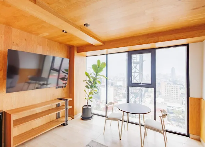 Apartamento Cozy Loft In The Center, Pool With A View To México DF