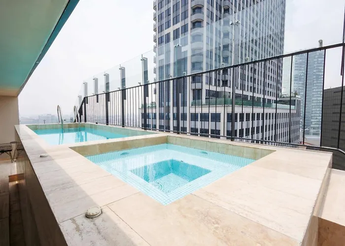 Cozy Loft In The Center, Pool With A View To Apartamento México DF